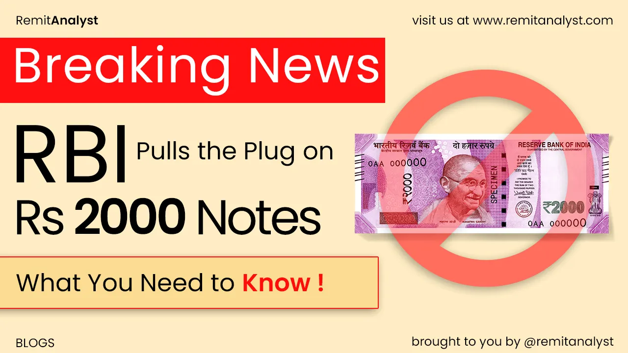 Breaking News: RBI Pulls the Plug on Rs 2000 Notes - What You Need to Know!
